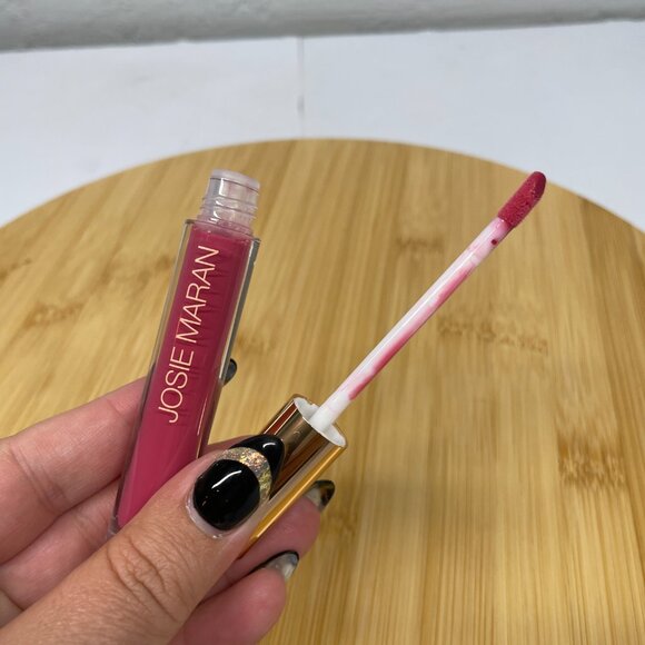 Josie Maran Natural Volume Lip Gloss Heavenly Pink Argan - Picture 4 of 4